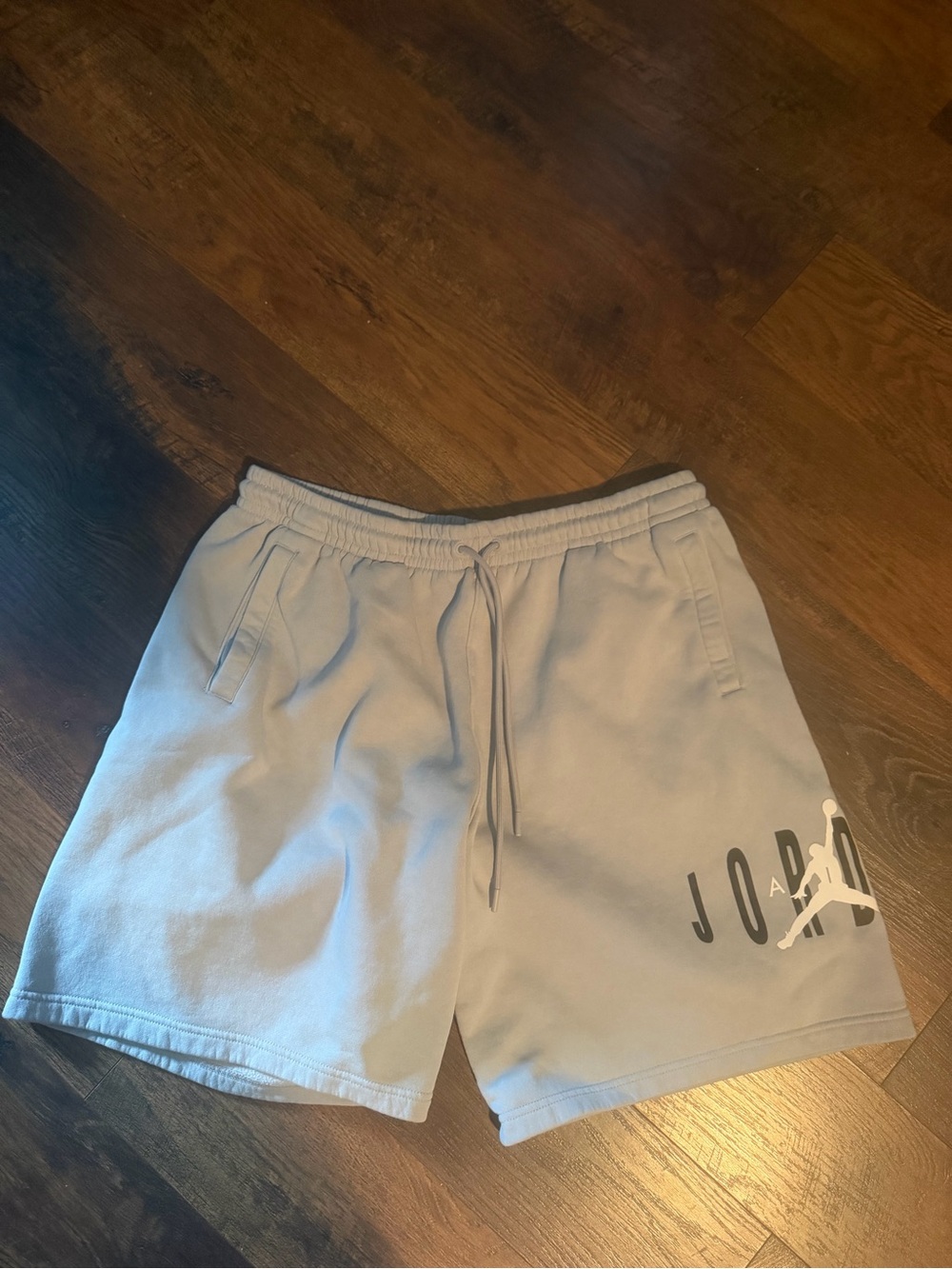 Jordan Men’s Light Gray Cotton Shorts